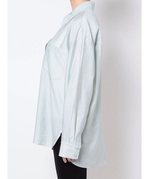 EMODA（エモダ）の「オーバーシアールーズシャツ（シャツ/ブラウス・レディース・ホワイト/イエロー/ブルー・FREE）」の12枚目の写真