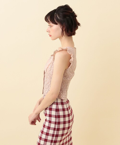 deicy - コルセットブラウス DEICY（デイシー）の「コットンレースコルセットブラウス