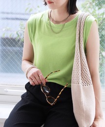 reca | リネンミックスノースリーブTシャツ(Tシャツ/カットソー)