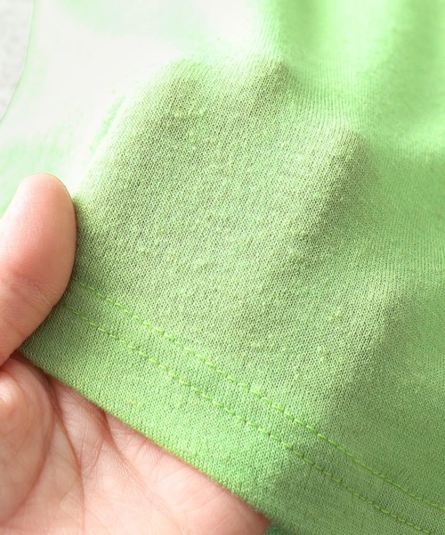 reca（レカ）の「リネンミックスノースリーブTシャツ（Tシャツ/カットソー・レディース・ブラック/オフホワイト/オレンジ/ブルー/グリーン/グレイッシュベージュ・FREE）」の12枚目の写真