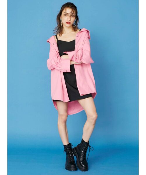 EVRIS（エヴリス）の「ラップキャミコンビネゾン（サロペット/オーバーオール・レディース・ブラック/オレンジ/グリーン・FREE）」の10枚目の写真