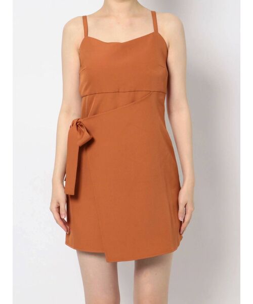 EVRIS（エヴリス）の「ラップキャミコンビネゾン（サロペット/オーバーオール・レディース・ブラック/オレンジ/グリーン・FREE）」の16枚目の写真