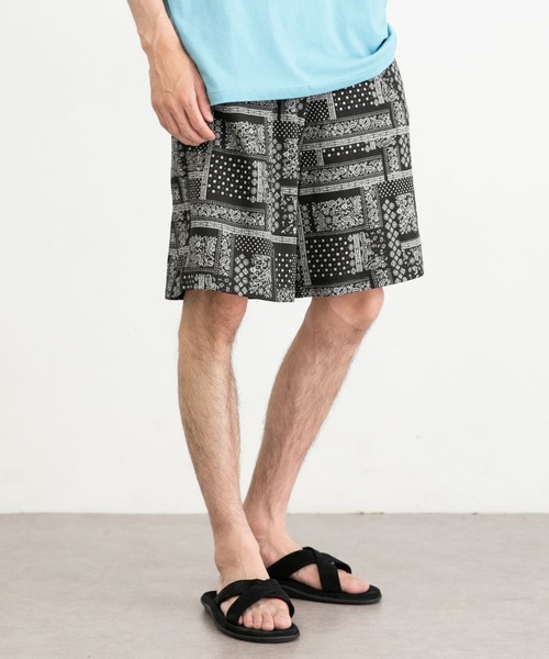 URBAN RESEARCH(アーバンリサーチ)の「URBAN RESEARCH iD プリントスエットショーツ(その他パンツ・メンズ・その他1/その他2・MEDIUM/LARGE)」の3枚目の写真