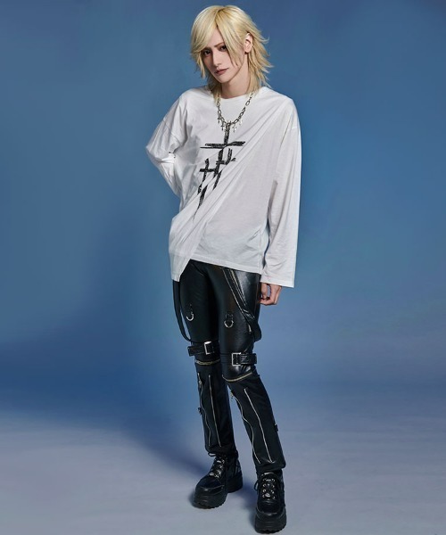 civarize シヴァーライズ　スカルプリント アシンメトリック長袖カットソー CIVARIZE（シヴァーライズ）の「『CIVARIZE/シヴァーライズ