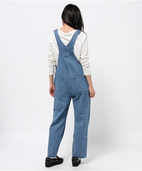 Kastane（カスタネ）の「【Kastane】断ち切りデニムサロペット（サロペット/オーバーオール・レディース・インディゴブルー/ブルー・2/1）」の12枚目の写真