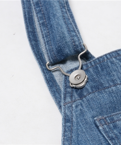 Kastane（カスタネ）の「【Kastane】断ち切りデニムサロペット（サロペット/オーバーオール・レディース・インディゴブルー/ブルー・2/1）」の8枚目の写真