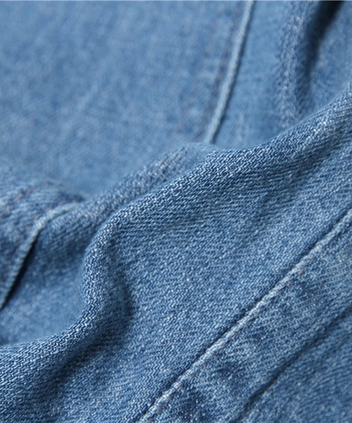 Kastane（カスタネ）の「【Kastane】断ち切りデニムサロペット（サロペット/オーバーオール・レディース・インディゴブルー/ブルー・2/1）」の3枚目の写真