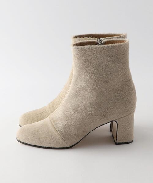 Steven Alan(スティーブンアラン)の「<Steven Alan>HAIR SHORT BOOTS/ショートブーツ(ブーツ・レディース・ナチュラル・38/36/37/36h/37h)」の3枚目の写真
