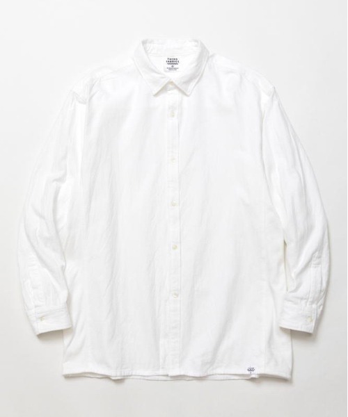 THING FABRICS（シングファブリックス）の「/THING FABRICS/TF Change cloth shirt（シャツ/ブラウス・メンズ・ホワイト/ブラック・000/1/2）」の4枚目の写真