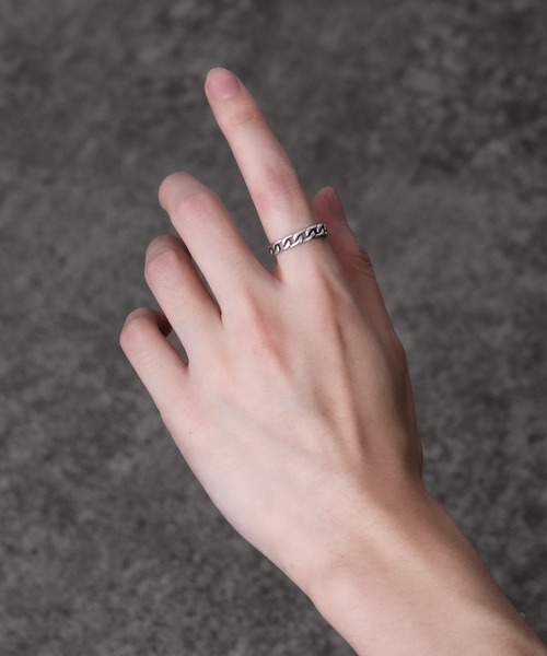 Adoon plain(アドーンプレーン)の「【Adoon plain】アソートシルバーリング(リング・メンズ・A/B/C/D・FREE)」の5枚目の写真