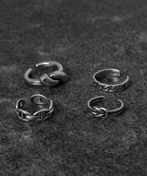 Adoon plain(アドーンプレーン)の「【Adoon plain】アソートシルバーリング(リング・メンズ・A/B/C/D・FREE)」の13枚目の写真