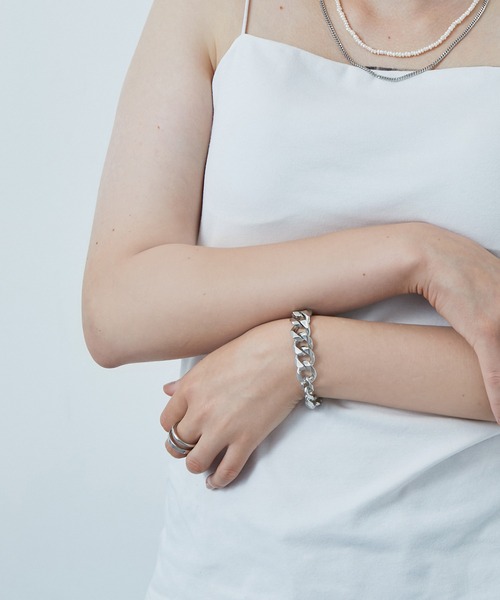 JUNRED（ジュンレッド）の「ital. from JUNRed / small and large bracelet（ブレスレット・メンズ・シルバー・FREE）」の7枚目の写真