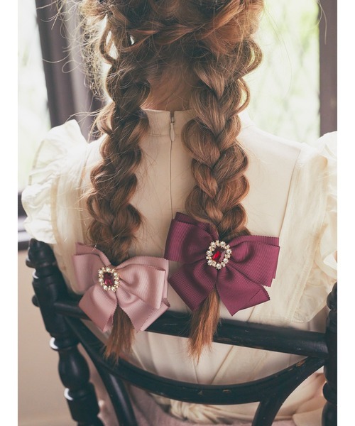 ハンドメイドリボン　おまとめ品　バレッタ　シューズクリップ　ヘアピン　ローズ 選べるローズリボンクリップ – レディースファッション通販の夢