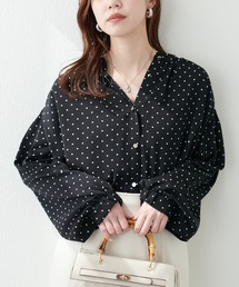 natural couture（ナチュラルクチュール）の「大人気リバイバル/WEB限定カラーあり/2022AW/とろみサテンブラウス（シャツ/ブラウス・レディース）」