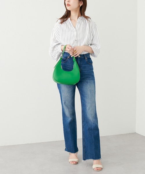 natural couture(ナチュラルクチュール)の「大人気リバイバル/WEB限定カラーあり/2022AW/とろみサテンブラウス(シャツ/ブラウス・レディース・ラベンダー/その他1/その他2/ピンクベージュ/イエロー/ブラウン/オフホワイト/ネイビー・FREE)」の10枚目の写真