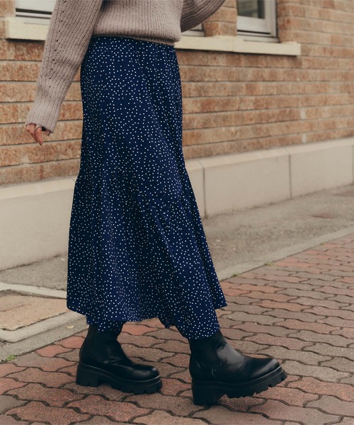   チェーンドット イレギュラーヘムスカート イレギュラーヘムスカート | マルイウェブチャネル