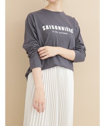 Te chichi | ボーダーアソートフレンチロゴロンT(Tシャツ/カットソー)