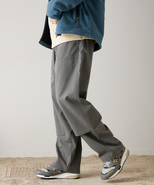 417 EDIFICE（フォーワンセブンエディフィス）の「【HEAR MY NAME / ヒアマイネーム】別注 ダブルニーパンツ（その他パンツ・メンズ・チャコールグレー/ベージュ/ネイビー・MEDIUM/LARGE）」の10枚目の写真