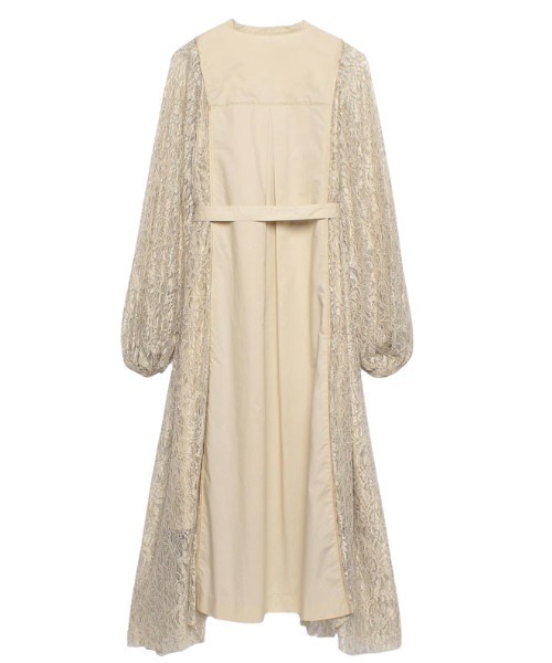 anuans（アニュアンス）の「コードレースパイピングシャツワンピース（シャツワンピース・レディース・ブラウン/ベージュ系その他2・FREE）」の9枚目の写真