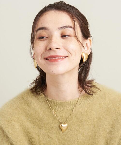 Soierie（ソワリー）の「【別注】＜Soierie＞ハート イヤリング（イヤリング・レディース・ゴールド/シルバー・FREE）」の9枚目の写真