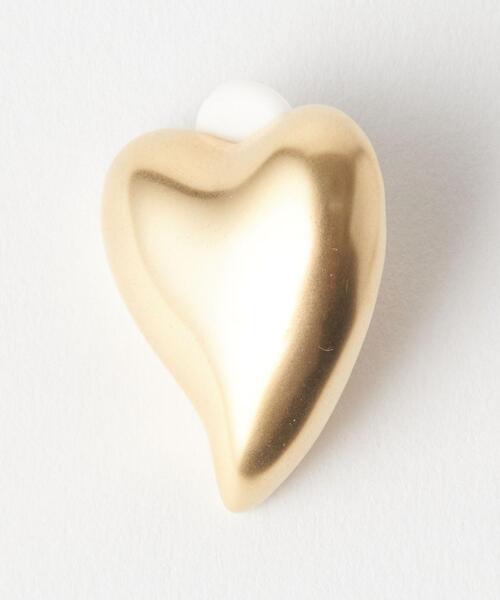 Soierie（ソワリー）の「【別注】＜Soierie＞ハート イヤリング（イヤリング・レディース・ゴールド/シルバー・FREE）」の3枚目の写真