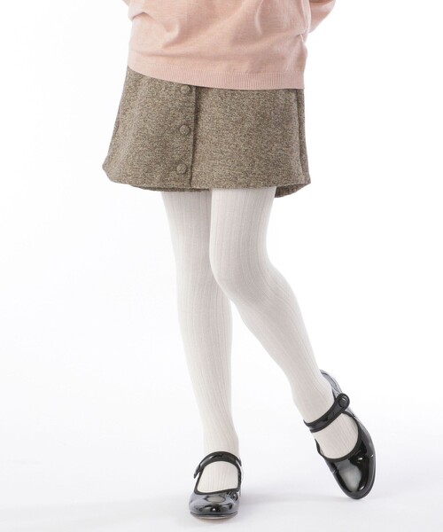 SHIPS KIDS:140～150cm / ツイード ラップ キュロット