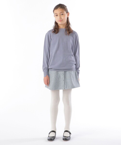 SHIPS KIDS:140～150cm / ツイード ラップ キュロット