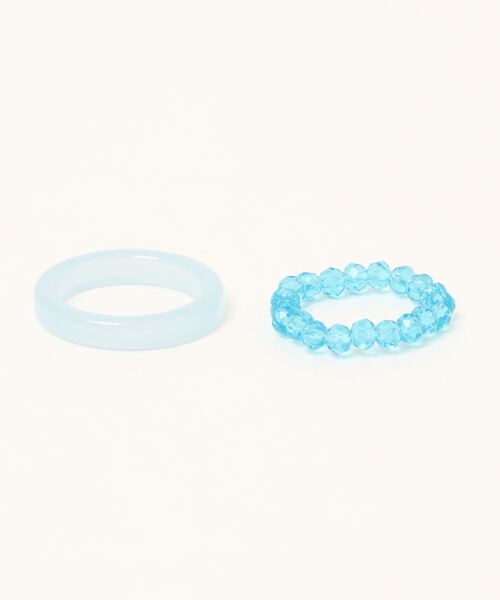 AGLAIA（アグライアー）の「SHERBET MIX RINGS ブルー（リング）」 - WEAR