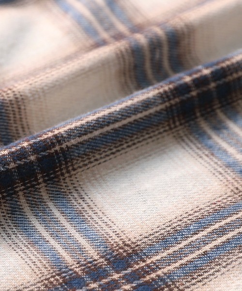 reca（レカ）の「先染めチェックシャツ（シャツ/ブラウス・レディース・ベージュ/ブラック・M）」の21枚目の写真