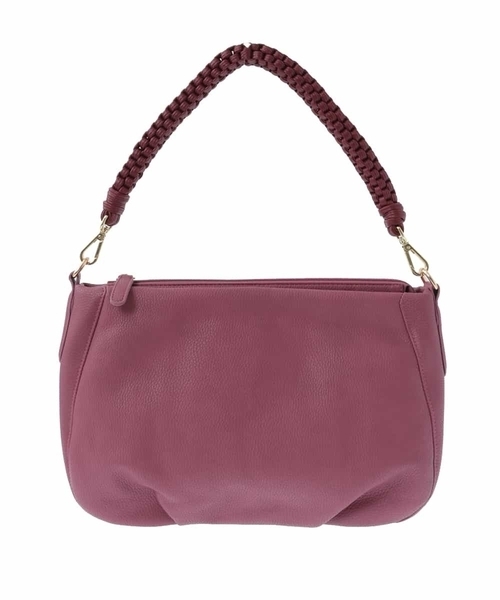 MK MICHEL KLEIN(エムケーミッシェルクラン)の「【2WAY】メッシュハンドルデザインバッグ(トートバッグ・レディース・モカ/パープル/ブラック・00)」の4枚目の写真
