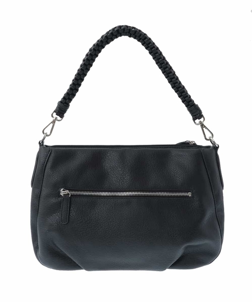 MK MICHEL KLEIN(エムケーミッシェルクラン)の「【2WAY】メッシュハンドルデザインバッグ(トートバッグ・レディース・モカ/パープル/ブラック・00)」の10枚目の写真