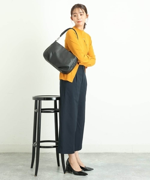 MK MICHEL KLEIN(エムケーミッシェルクラン)の「【2WAY】メッシュハンドルデザインバッグ(トートバッグ・レディース・モカ/パープル/ブラック・00)」の13枚目の写真