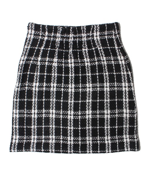 one way（ワンウェイ）の「台形ツイードミニスカート（スカート・レディース・ホワイト系その他/ベージュ系その他/ブラック/ブラック系その他/グレー/ブラウン・FREE）」の11枚目の写真