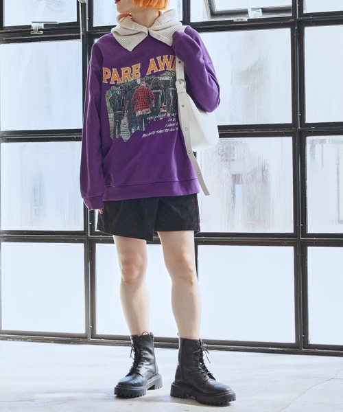 PBLIM(ページボーイリム)の「PAGEBOYLIM/バラクラバ(ネックウォーマー/スヌード・レディース・チャコールグレー/パープル/イエロー/アイボリー・FREE)」の5枚目の写真