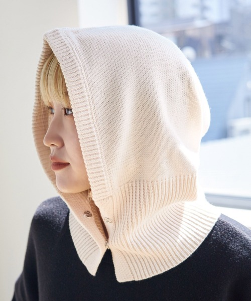 PBLIM(ページボーイリム)の「PAGEBOYLIM/バラクラバ(ネックウォーマー/スヌード・レディース・チャコールグレー/パープル/イエロー/アイボリー・FREE)」の17枚目の写真