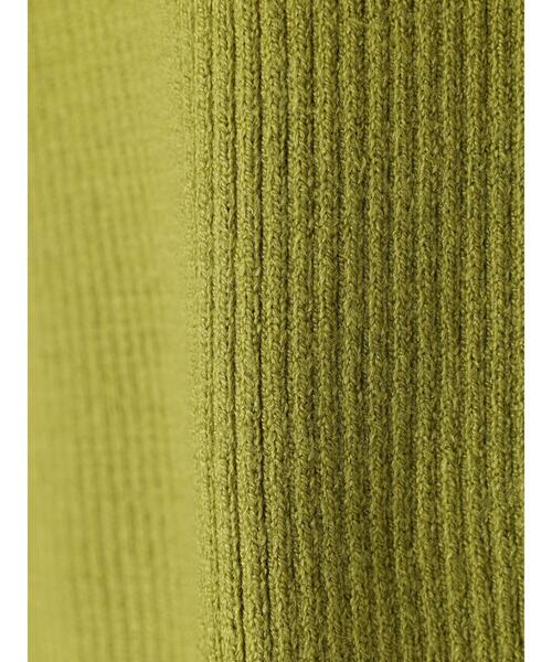 CRAFT STANDARD BOUTIQUE（クラフトスタンダードブティック）の「ハイネックリブニット　＊（ニット/セーター・レディース・テラコッタ/アイボリー/ブラック/ライム・M/L）」の21枚目の写真