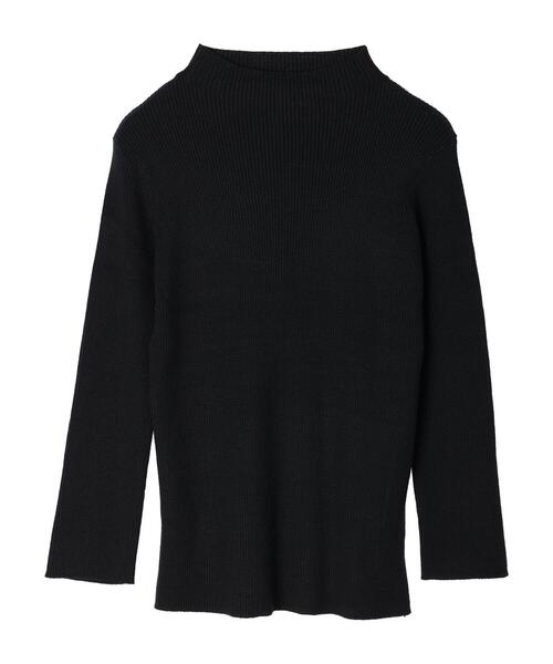 CRAFT STANDARD BOUTIQUE（クラフトスタンダードブティック）の「ハイネックリブニット　＊（ニット/セーター・レディース・テラコッタ/アイボリー/ブラック/ライム・M/L）」の19枚目の写真