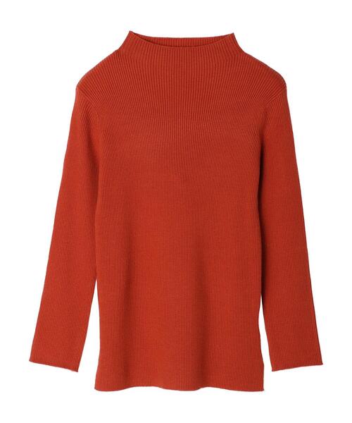 CRAFT STANDARD BOUTIQUE（クラフトスタンダードブティック）の「ハイネックリブニット　＊（ニット/セーター・レディース・テラコッタ/アイボリー/ブラック/ライム・M/L）」の18枚目の写真