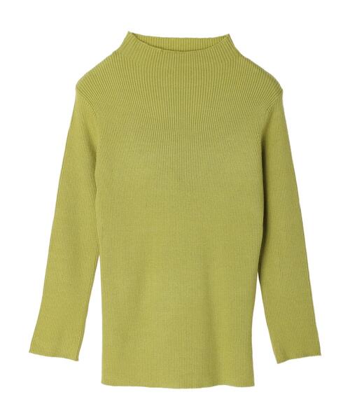 CRAFT STANDARD BOUTIQUE（クラフトスタンダードブティック）の「ハイネックリブニット　＊（ニット/セーター・レディース・テラコッタ/アイボリー/ブラック/ライム・M/L）」の17枚目の写真