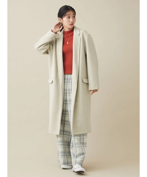 CRAFT STANDARD BOUTIQUE（クラフトスタンダードブティック）の「ハイネックリブニット　＊（ニット/セーター・レディース・テラコッタ/アイボリー/ブラック/ライム・M/L）」の15枚目の写真