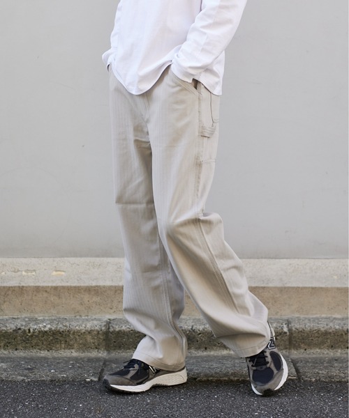 UNIVERSAL OVERALL(ユニバーサルオーバーオール)の「ペインターパンツ【PAINTER PANTS】(その他パンツ・メンズ・グレー/チャコールグレー/オリーブ/オレンジ系その他/ホワイト×グリーン/ベージュ・M/S/L)」の4枚目の写真