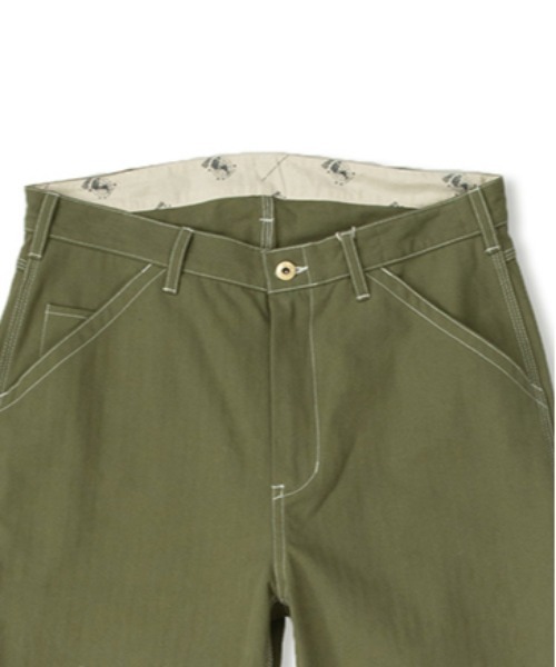 UNIVERSAL OVERALL(ユニバーサルオーバーオール)の「ペインターパンツ【PAINTER PANTS】(その他パンツ・メンズ・グレー/チャコールグレー/オリーブ/オレンジ系その他/ホワイト×グリーン/ベージュ・M/S/L)」の14枚目の写真