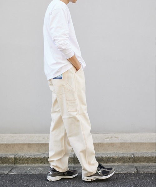UNIVERSAL OVERALL(ユニバーサルオーバーオール)の「ペインターパンツ【PAINTER PANTS】(その他パンツ・メンズ・グレー/チャコールグレー/オリーブ/オレンジ系その他/ホワイト×グリーン/ベージュ・M/S/L)」の11枚目の写真