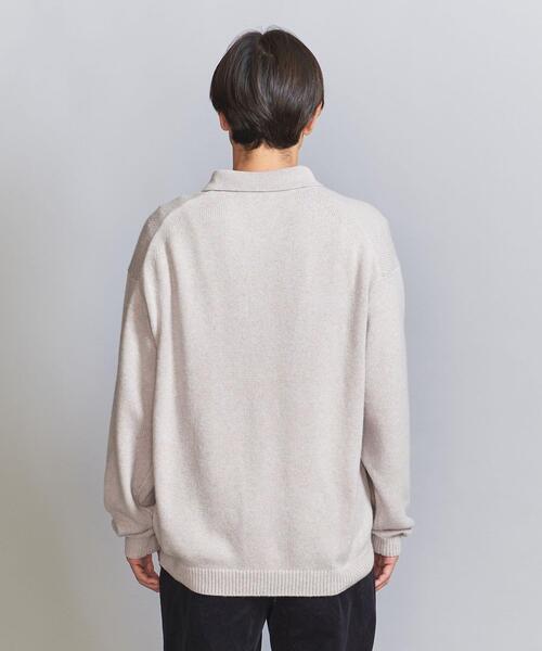 BEAUTY&YOUTH UNITED ARROWS（ビューティーアンドユースユナイテッドアローズ）の「オプティマム バルーン ポロ ニット（ニット/セーター・メンズ・ロイヤルブルー/ブラック/ナチュラル・S/M/L/XL）」の6枚目の写真