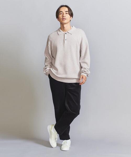 BEAUTY&YOUTH UNITED ARROWS（ビューティーアンドユースユナイテッドアローズ）の「オプティマム バルーン ポロ ニット（ニット/セーター・メンズ・ロイヤルブルー/ブラック/ナチュラル・S/M/L/XL）」の9枚目の写真
