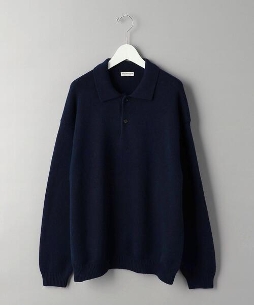 BEAUTY&YOUTH UNITED ARROWS（ビューティーアンドユースユナイテッドアローズ）の「オプティマム バルーン ポロ ニット（ニット/セーター・メンズ・ロイヤルブルー/ブラック/ナチュラル・S/M/L/XL）」の14枚目の写真