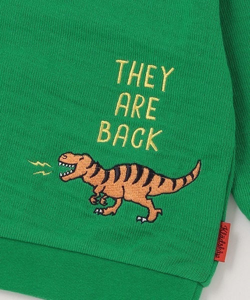 kladskap(クレードスコープ)の「恐竜接結長袖Tシャツ(Tシャツ/カットソー・キッズ・グリーン/ネイビー・120cm/100cm/90cm/130cm/110cm/80cm)」の5枚目の写真