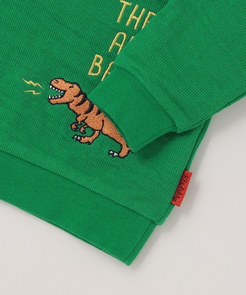 kladskap(クレードスコープ)の「恐竜接結長袖Tシャツ(Tシャツ/カットソー・キッズ・グリーン/ネイビー・120cm/100cm/90cm/130cm/110cm/80cm)」の6枚目の写真
