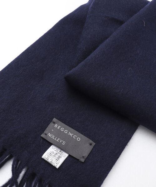 Begg & Co（ベグアンドコー）の「【Begg＆Co/ベグアンドコー】別注ウールアンゴラマフラー（マフラー・メンズ・ワイン/チャコールグレー/グリーン/キャメル/ネイビー・FREE）」の22枚目の写真
