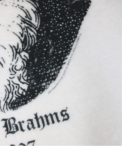 C.E.L.STORE(セルストア)の「THRIFTY LOOK/スリフティールック OTHER SIDE PRINTED CREW "BRAHMS" アザーサイドプリントクルー"ブラームス"ユニセックス(スウェット・メンズ・ホワイト/ブラウン/レッド・X-LARGE/XX-LARGE/MEDIUM/LARGE)」の8枚目の写真